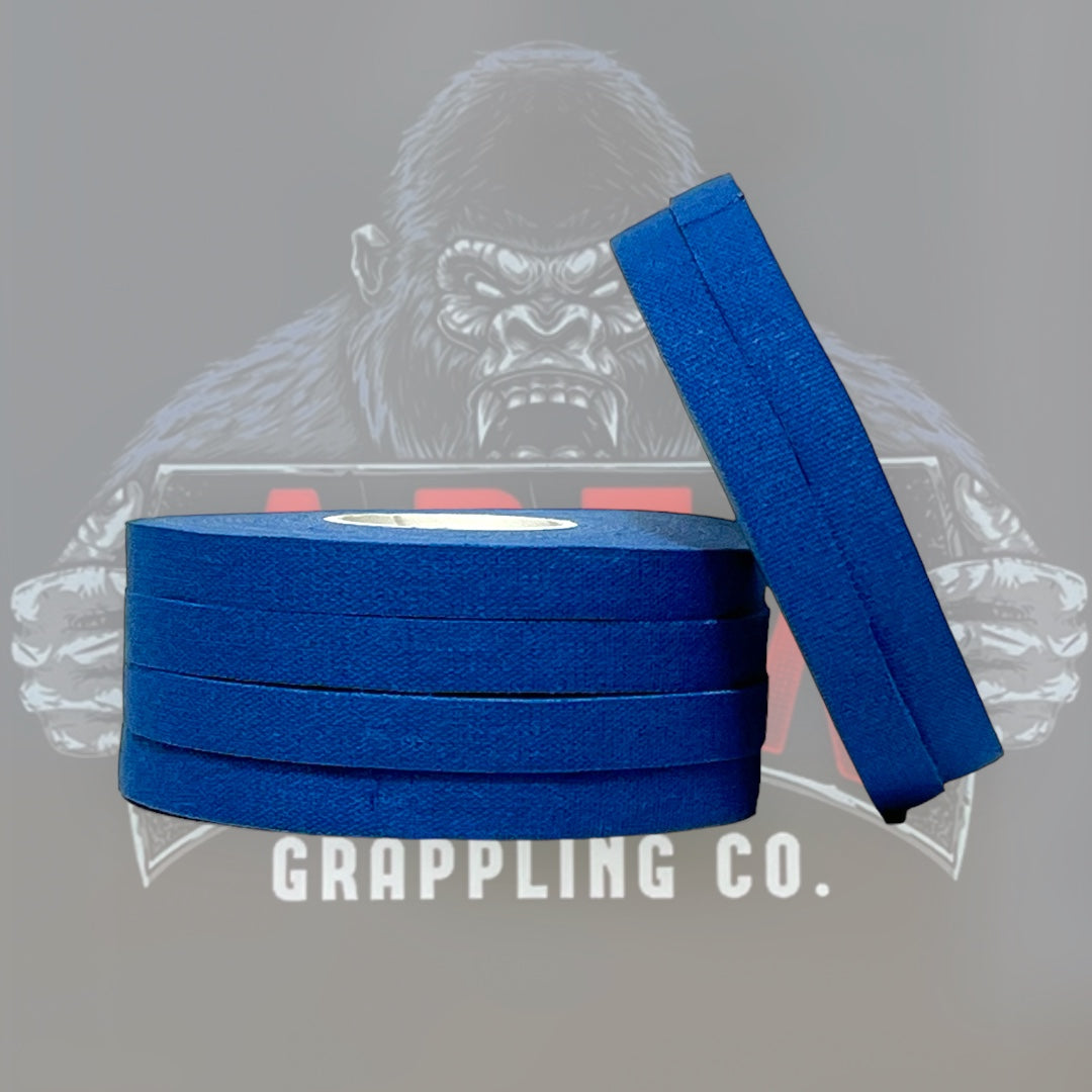 Blue Premium Cotton Jiu Jitsu Finger Tape 6 Rolls