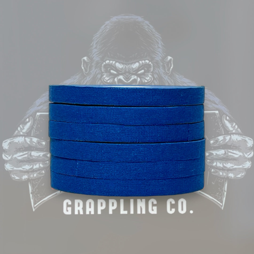 Blue Premium Cotton Jiu Jitsu Finger Tape 6 Rolls
