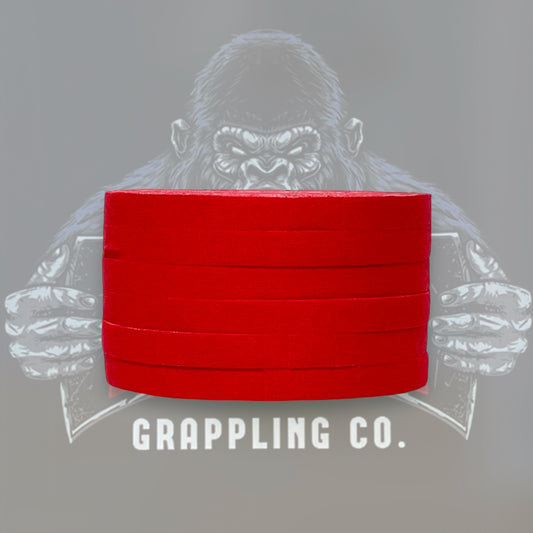 Red Premium Cotton Jiu Jitsu Finger Tape 6 Rolls